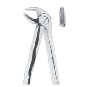 Extracting Forceps With Anatomically Shapad Handl