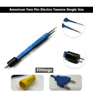 American Two Pin Electro Tweezers Single Use (2)