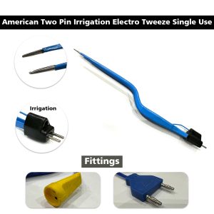 American Two Pin Irrigation Electro Tweezer Single Use