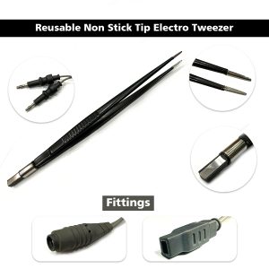 Reusable Non Stick Tip Electro Tweezer